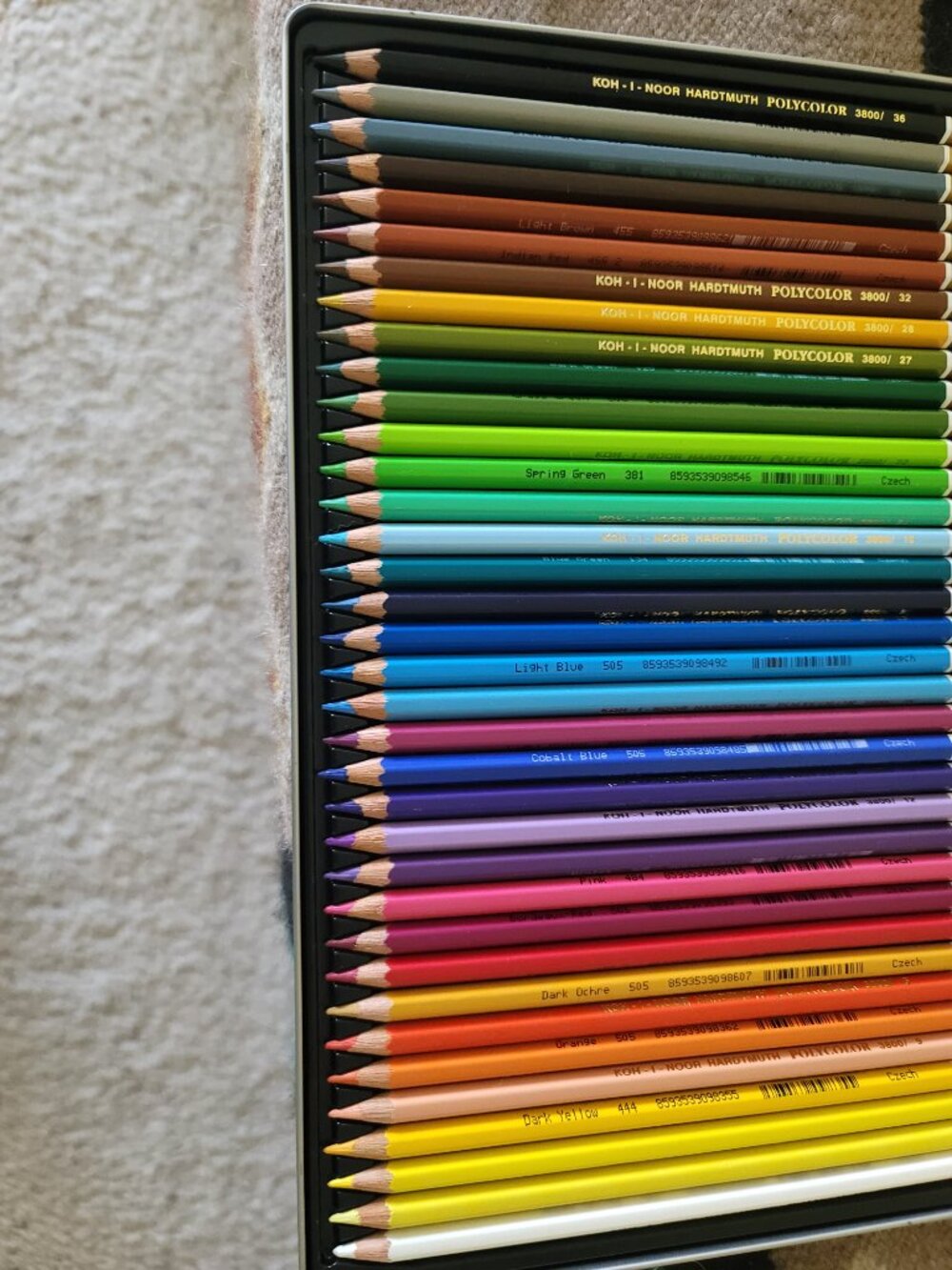 Koh I Noor Polycolor Colored Pencils 36 count lightly used - Picture 4 of 5
